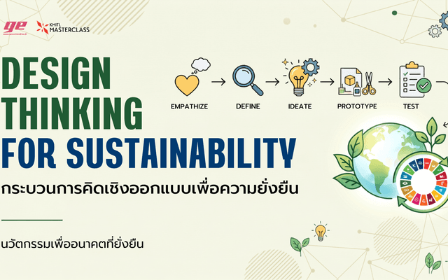 กระบวนการคิดเชิงออกแบบเพื่อความยั่งยืน (Design Thinking for Sustainability)